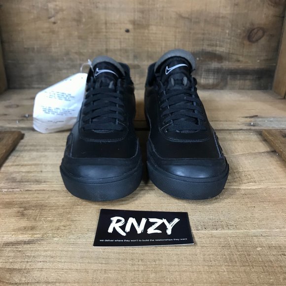 NEW Nike Drop-Type PRM Triple Black Sneakers - Picture 2 of 8